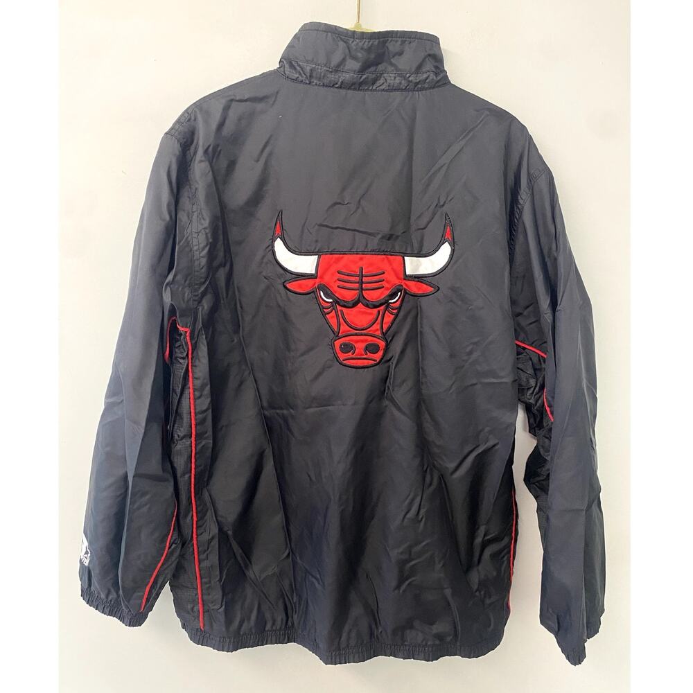 Vintage Starter NBA Authentics Chicago Bulls Highneck Nylon Windbreaker Men L